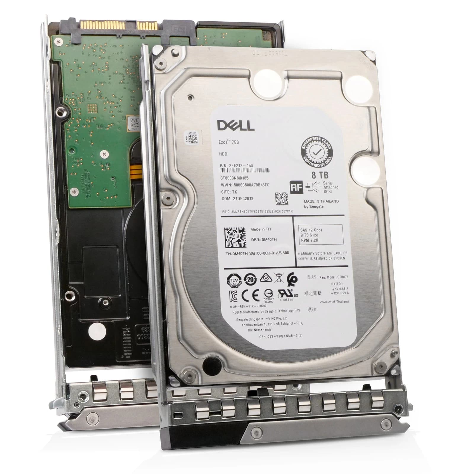 16TB 7.2K RPM 12Gbps SAS 3.5" Dell Hard Drive