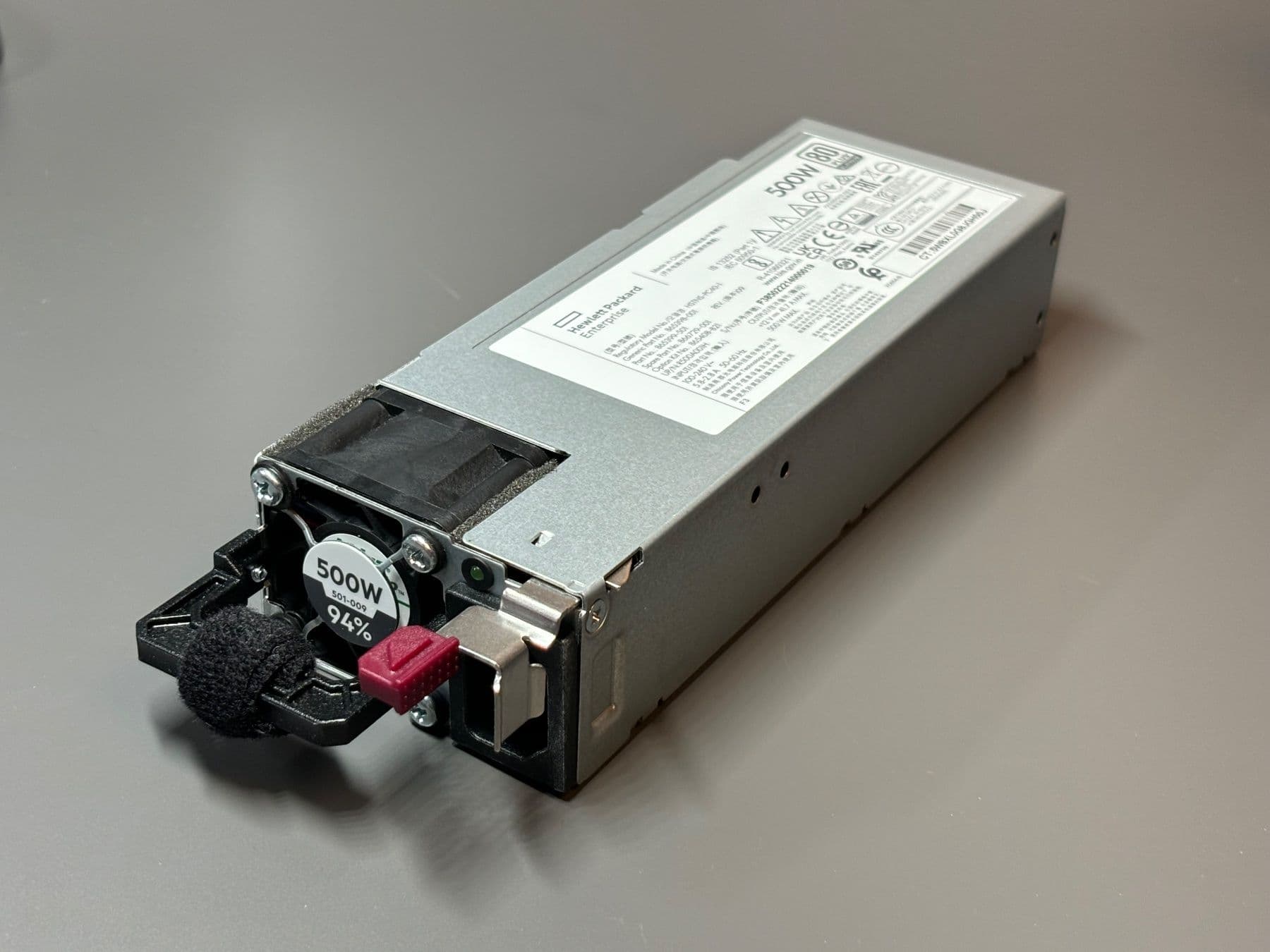 (1) HP G10 500 Watt PSU